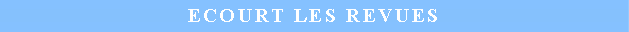 Zone de Texte: Ecourt Les Revues