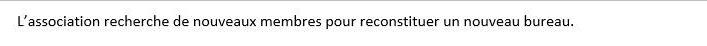 Peut tre une image de texte qui dit ASSEMBLEE GENERALE AAPPMA Lespcheursruns runis Les L'assemble gnrale de l'association des pcheurs runis aura lieu e: Le vendredi 15 mars la salle de mairie 18 heures. Nous serons heureux de vous recevoir pour vous prsenter les rsultats et ralisations de anne 2023. Veuille Veuillez-vous munir de votre carte pche 2023 L'ordre du our: Le rapport moral et financier Les prvisions pour l'anne 2024 Questions diverses L'association recherche de nouveaux membres pour reconstituer un nouveau bureau. Le prsident Grgory Caron